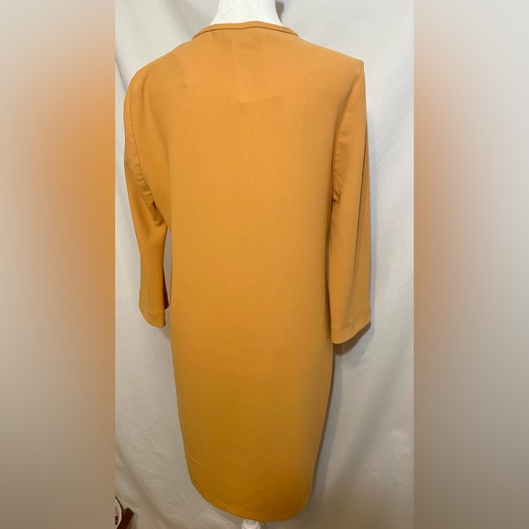 Zara Woman Orange Dress - Picture 2 of 6